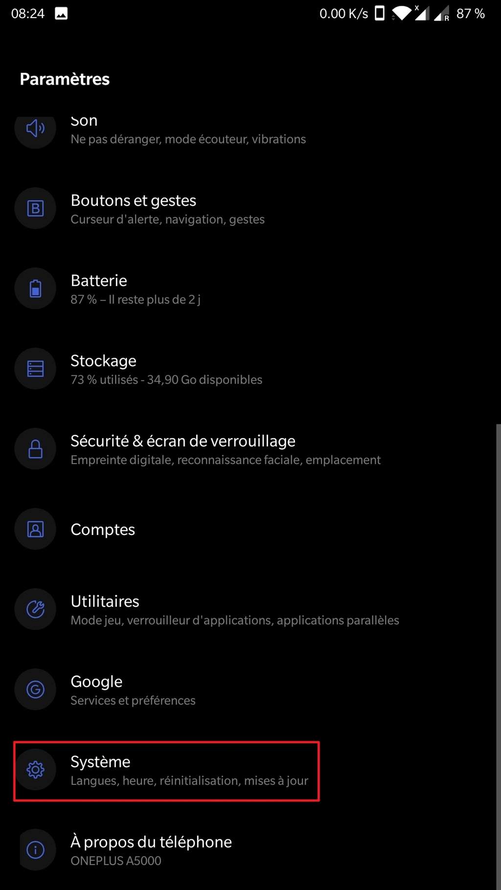 Android comment débloquer le mode développeur